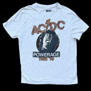AC/DC Powerage Tour ‘78 2022 Leidsplein Presse T-shirt M